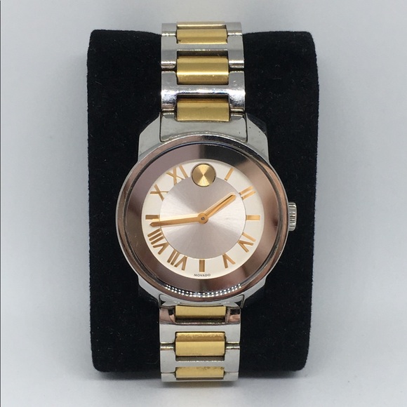 Beautiful Women’s Movado Bold Two Tone Watch - Picture 1 of 6